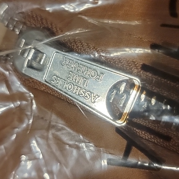 NWT Assholes Live Forever Brown Tan Reversible Bomber Jacket ALF Unisex Size 2XL - Picture 12 of 15